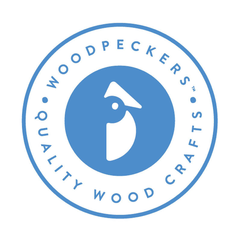 Woodpeckers British Wood Knobs 1-3/4 inch, Pack of 25 Unfinished Round Wooden Knobs for Dresser Drawers, Cabinets, Furniture, and Crafts