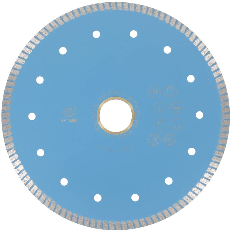[Australia - AusPower] - PRODIAMANT F33 Professional Diamond Cutting Disc Diameter 180 mm for Natural Stones Granite and Tiles Bore 30 mm with Spacer Ring 25.4 mm Extra Thin Natural Stone Diamond Disc 180mm / 30+25,4mm 