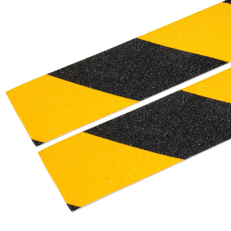 BOMEI PACK Anti Slip Traction Tape,2 Inch x 33 Ft,Heavy Duty Non Slip Tape,Grip Tape for Stairs, Tread Step, Indoor & Outdoor Use,Waterproof Stairs Non Skid Treads (Yellow and Black) Yellow and Black