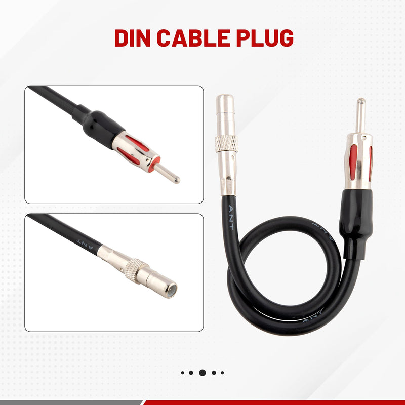 [Australia - AusPower] - RED WOLF Radio Wiring Harness w/Antenna Adapter Compatible with 2006-2013 GM GMC Sierra Chevy Impala Buick Cadillac Install Aftermarket Stereo CD Player Receiver Wire Cable Adapter 