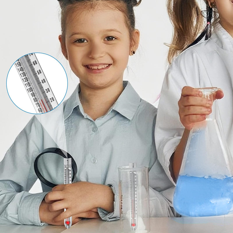 [Australia - AusPower] - 24 Pcs V Shaped, Dual Scale Science Thermometers, Mercury Free Lab Thermometer for Student School Supplies, Classroom Teaching Tools for Kids, Adults 24 