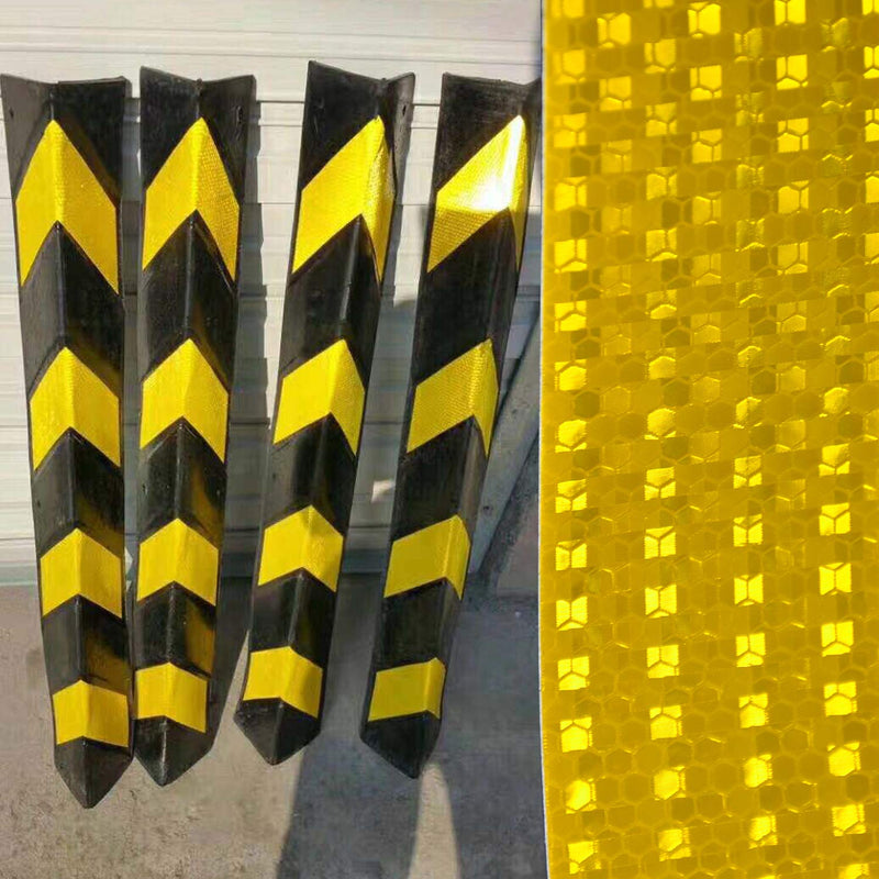 ONTWIE 30ft X 2" Reflective Safety Tape Yellow + 30ft X 2" Reflective Safety Tape White Red