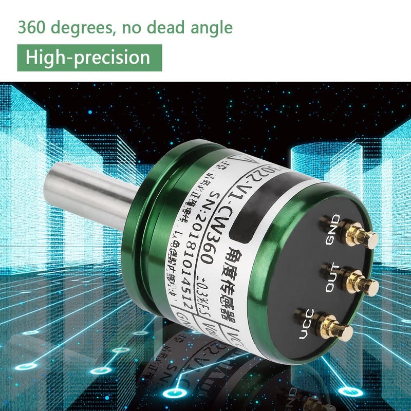 [Australia - AusPower] - 12-Bit Hall Angle Sensor, 0.088° Resolution, 360° Rotation, 0-5V Output, Durable Full-Circle Measurement 