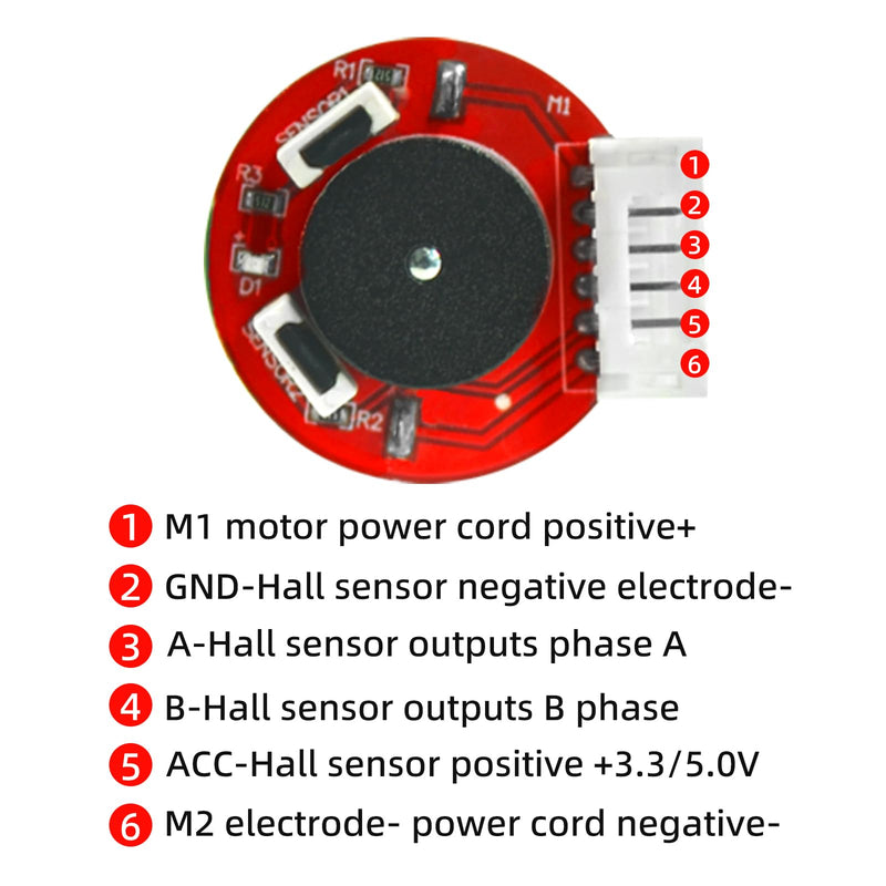 [Australia - AusPower] - 2Pcs Gear Motor with Encoder DC 12V 100RPM Gear Ratio 1:45 D Shaft Metal Encoder Gear Motor Silver for Smart car/Robot RC Model DIY Engine 