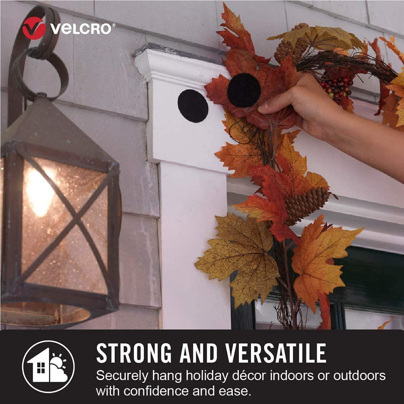 [Australia - AusPower] - VELCRO Brand Heavy Duty Strips with Adhesive | 15 Sets Industrial Strength Mounting Tape | 4x2 Inch Wide Fasteners | Holds 10 lbs | Indoor or Outdoor Use, Black (VEL40020-USA) 