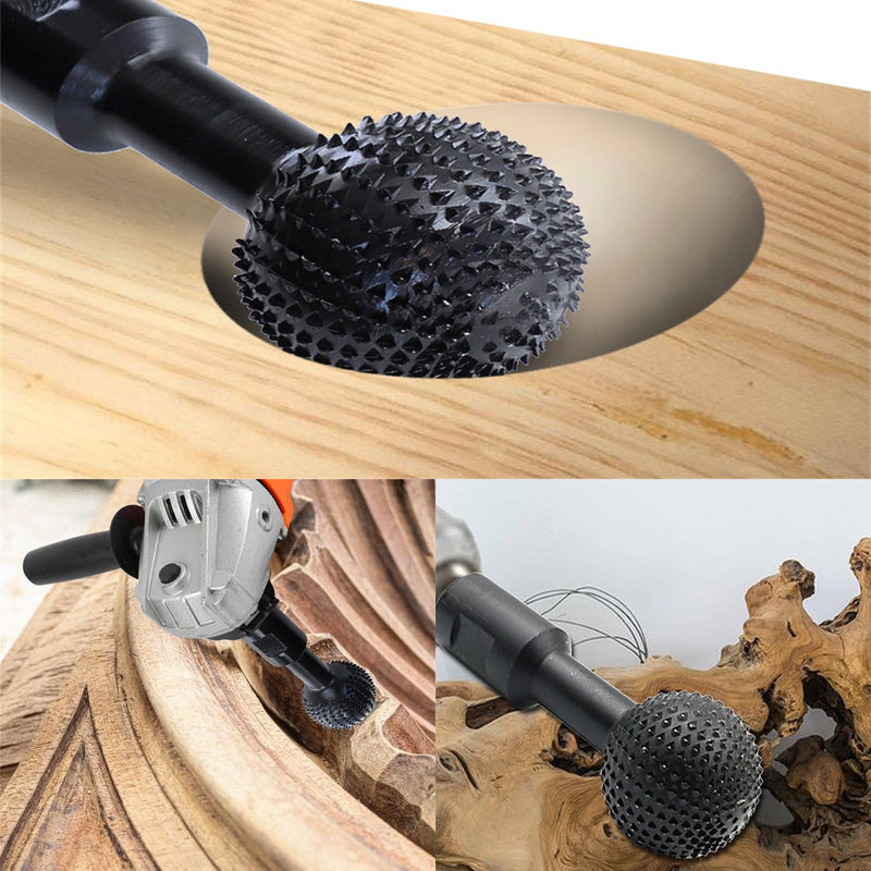[Australia - AusPower] - Pyroclasia 2 x Ball Cutter Wood Carving 25 mm/40 mm Ball Chisel Wood Cutter for Angle Grinder Woodworking Tools Wood Rasp for Drill Ball Head Grinder Milling Disc for 115/125 mm 2pcs 