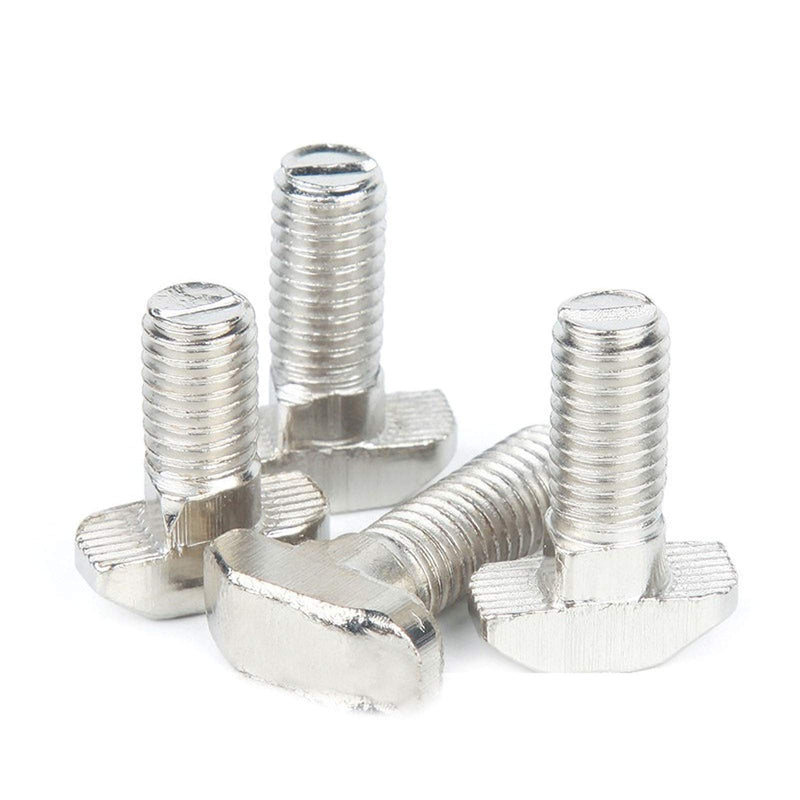 [Australia - AusPower] - 20 Pcs M5 x 16mm Thread T Slot Drop-in Bolt T-Bolt Hammer Head Bolt T Screw Stud for 2020 Series Standard 6mm T-Slot Aluminum Extrusion Profile (2020 Series) M5x16mm 