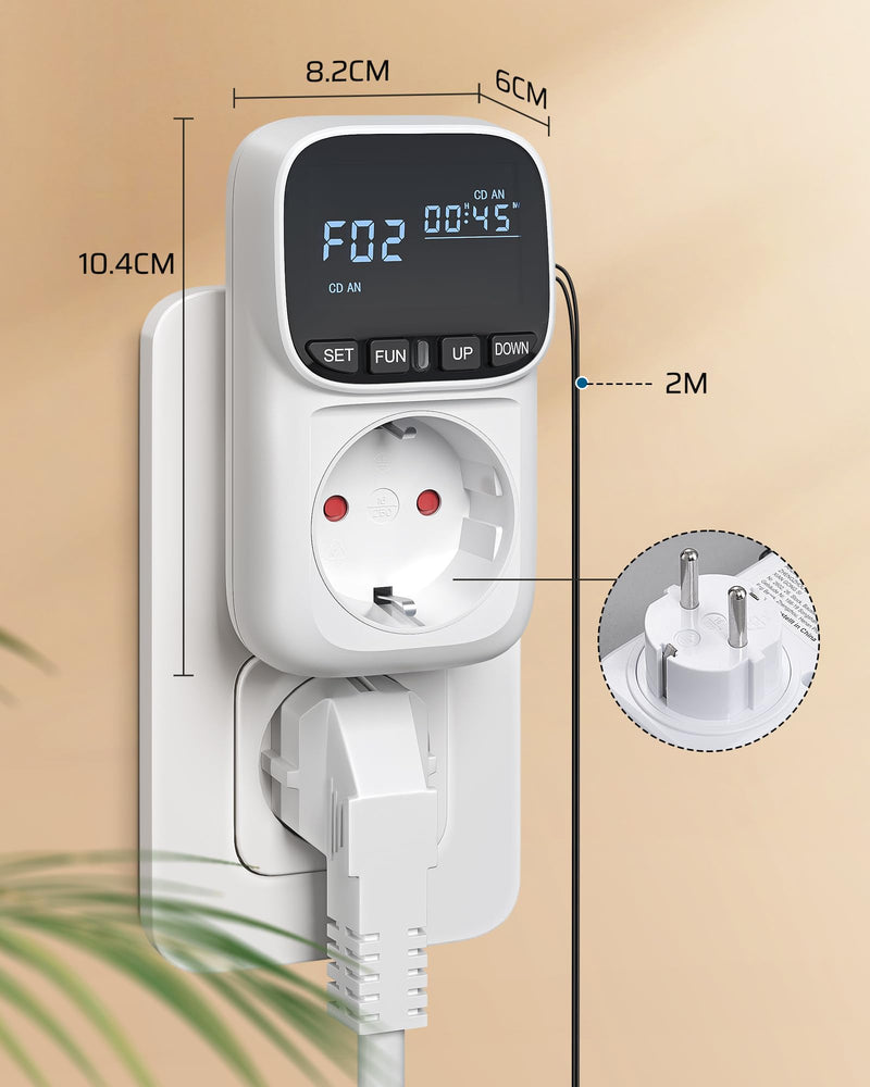 [Australia - AusPower] - DEWENWILS Temperature Controller Temperature Monitor DHTCS01A 