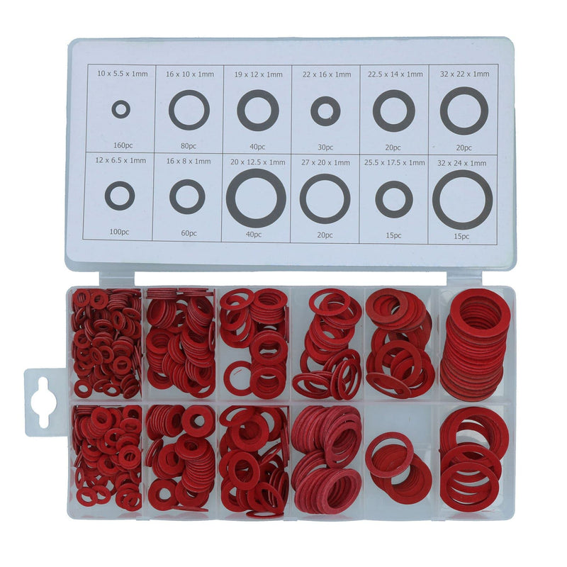 [Australia - AusPower] - Fibre/Sealing Washer Assortment 600pc AST4 