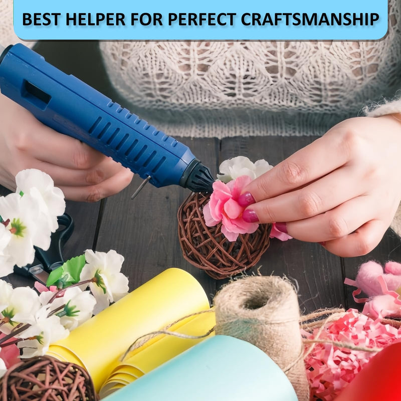 [Australia - AusPower] - Phinus 48 Pack Mini Hot Glue Sticks, 8" Long x 0.27" Diameter Clear Glue Sticks for Glue Gun, EVA Clear Glue Gun Sticks, Hot Glue Gun Sticks for DIY Craft Sticky Projects & More 