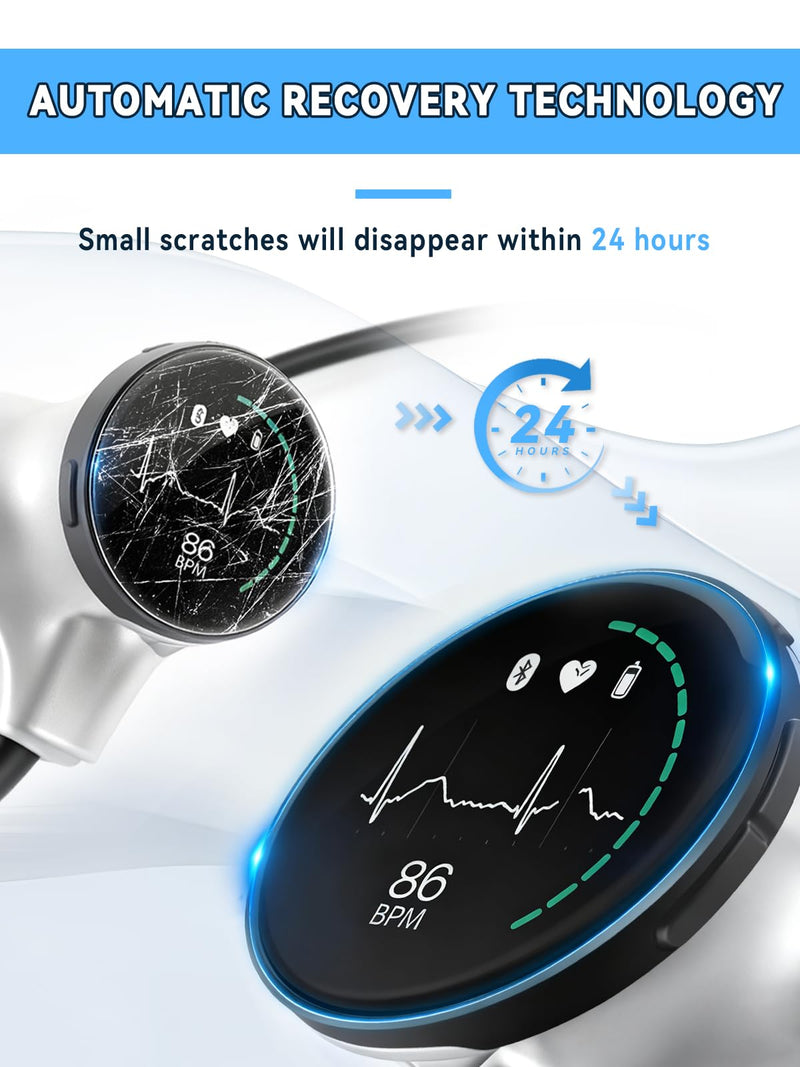[Australia - AusPower] - Full Coverage 3D Curved Screen Protector Compatible with EKO CORE 500™ Digital Stethoscope, Anti-Scratch, Non-Glass, Soft HD TPU Transparent Film, EKO CORE 500 Accessory (2, Hydrogel Film) 2 