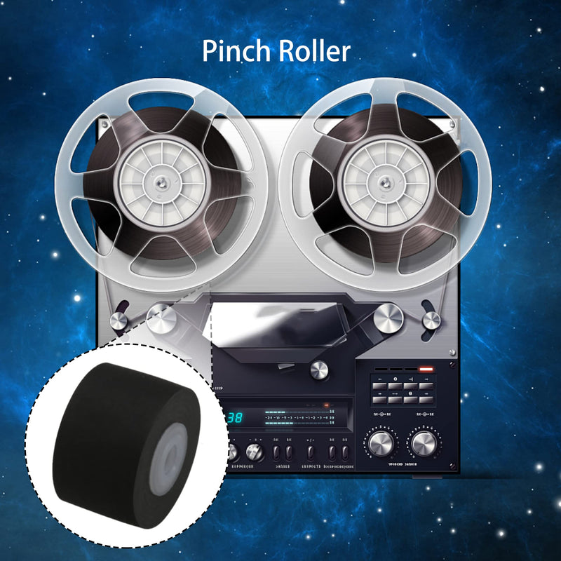 [Australia - AusPower] - BQLZR Recorder Pinch Rollers Bearing Guide Pulley Wheel 10x6.5x1.5mm Black Pack of 20 