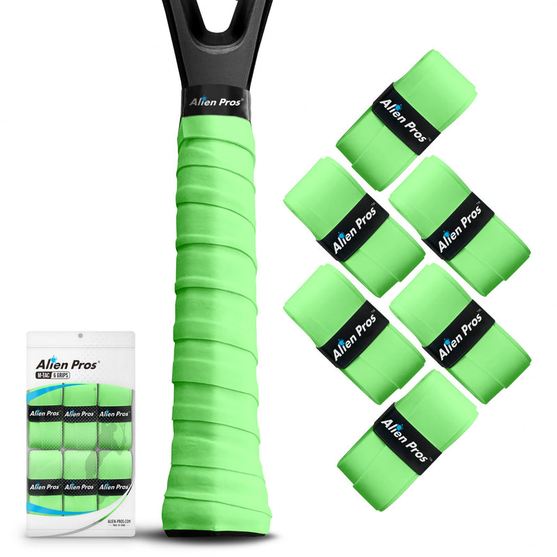 ALIEN PROS 12 Grips Neon Green & Neon Pink New Model M-Tac Tennis Racket Grip Tape - Wrap Your Racquet for High Performance