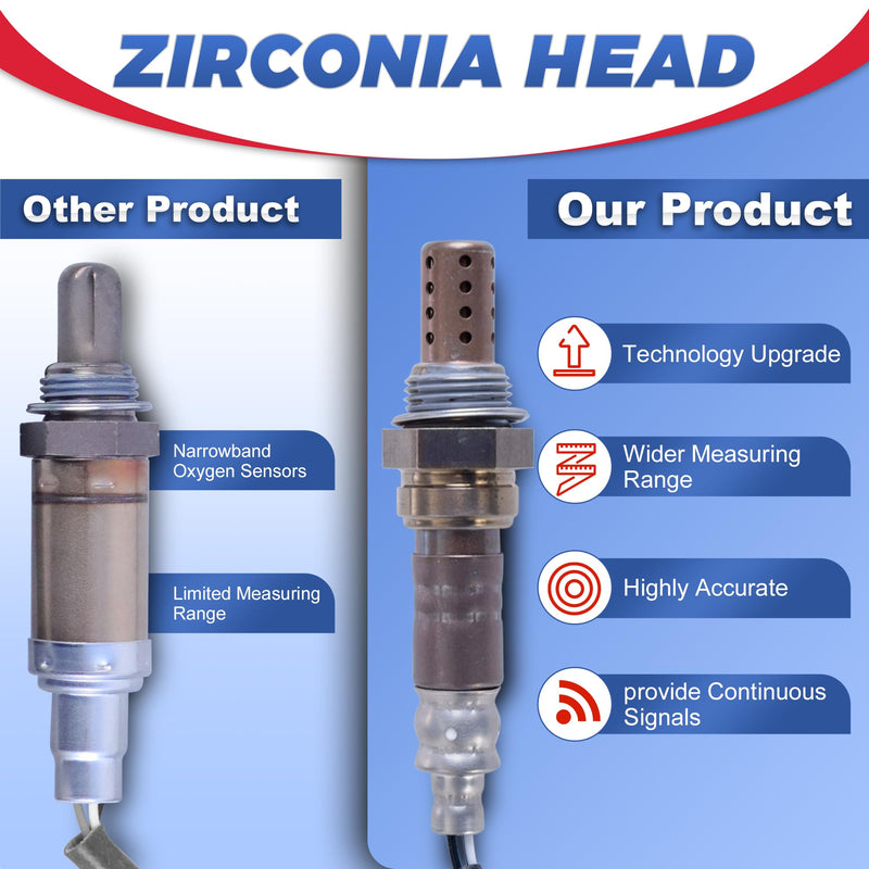 [Australia - AusPower] - SG1857 234-4668 Oxygen Sensor Upstream or Downstream Compatible with 2003 2004 2005 GMC Sierra 1500 Yukon 5.3L Chevrolet Silverado 1500 Tahoe 5.3L 4 PCS 