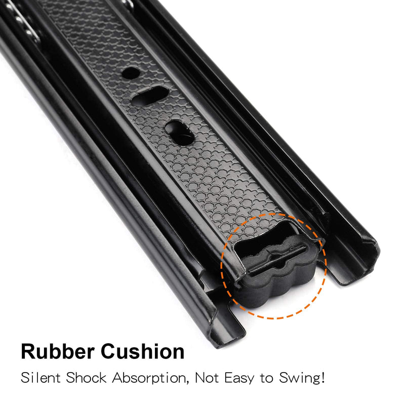 [Australia - AusPower] - Laigoo Heavy Duty Drawer Slides 8 Inch, Full Extension Drawer Slides, Ball Bearing Cabinet Drawers Slide, 1 Pair 