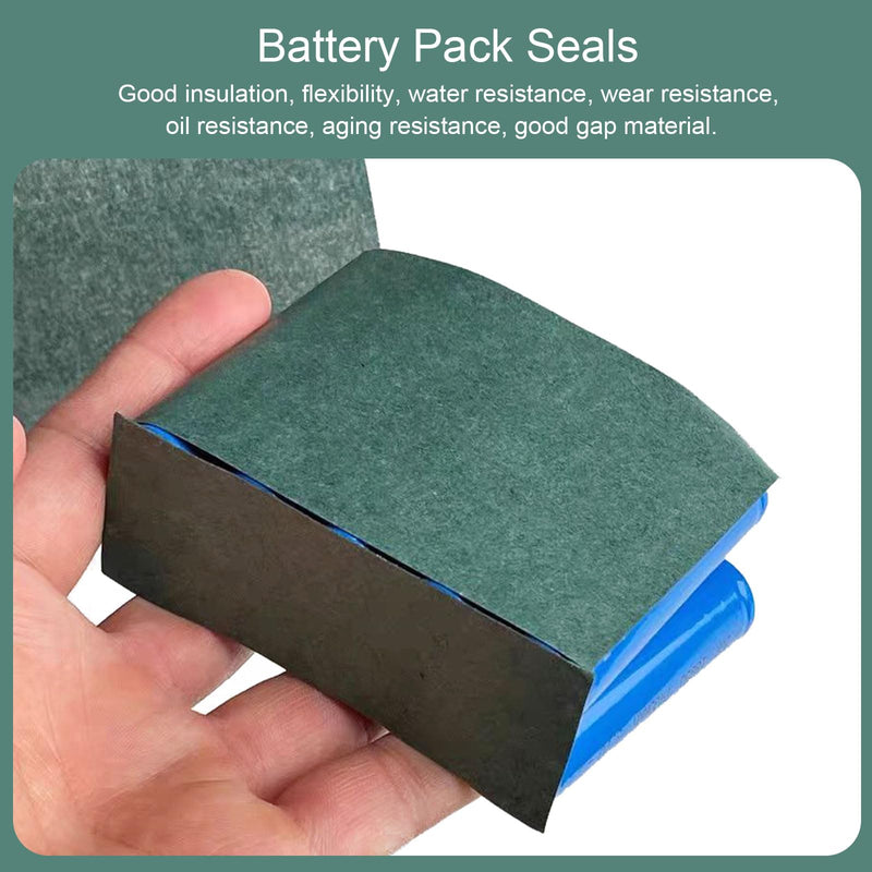 Electrical Insulating Adhesive Paper 200mm(7.9in) Width 3M Length Self Adhesive, Battery Pack Insulator Film Gasket for 18650 21700 26650 Battery Pack, 0.2mm Thickness, Green