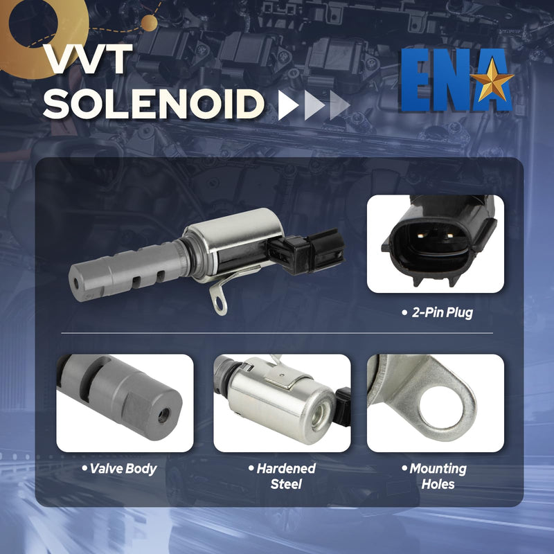 [Australia - AusPower] - ENA Engine Variable Valve Timing Solenoid VVT Compatible with Toyota Prius Yaris Echo Scion xB xA 1.5L L4 2000-2016 Camshaft Position Actuator Solenoid for 917-210 1533021010 1533021011 Set of 1 