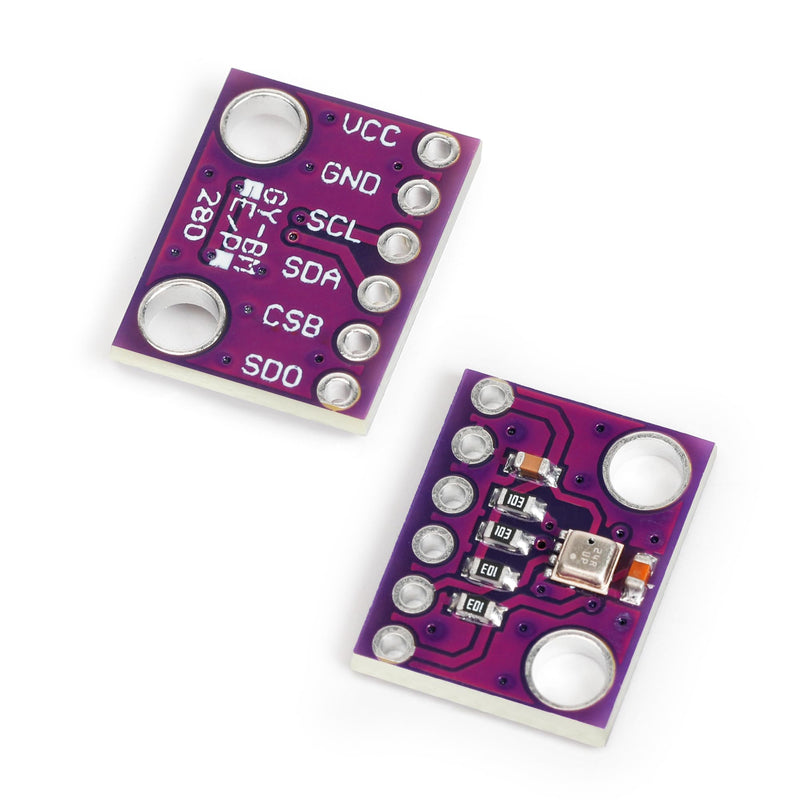 [Australia - AusPower] - Starry 2PCS BME280 3.3V Sensor Module Atmospheric Pressure Temperature Humidity Sensors I2C SPI Breakout GY-BME280 
