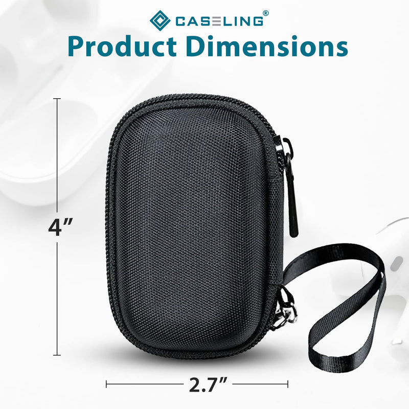 [Australia - AusPower] - Caseling Carrying Hard Case for Sandisk Clip Jam/Sansa Clip Plus/Clip Sport MP3 Player. - Apple iPod Nano, iPod Shuffle. – Black. 