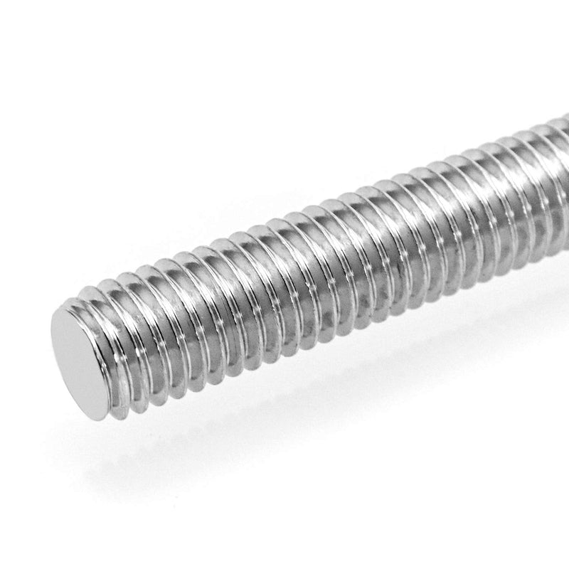 [Australia - AusPower] - QWORK Stainless Steel Machinery Eye Bolt with Shoulder, 5 Pack 3/8" x 4" Long Stainless Steel Marine Grade Shoulder Eye Bolt, Threaded Eyebolts 