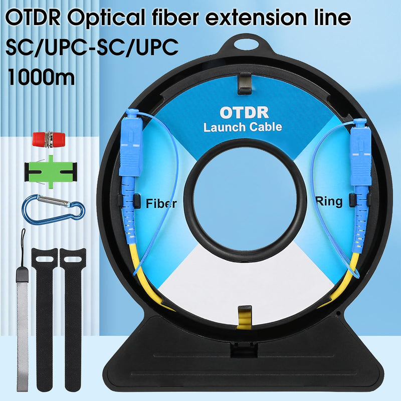 [Australia - AusPower] - OTDR Fiber Tester Extension Cord Dead Zone Eliminator SC/UPC-SC/UPC 1000M OTDR Launch Cable Box Single Mode Launch Cable Extension Cord Fiber Tester 