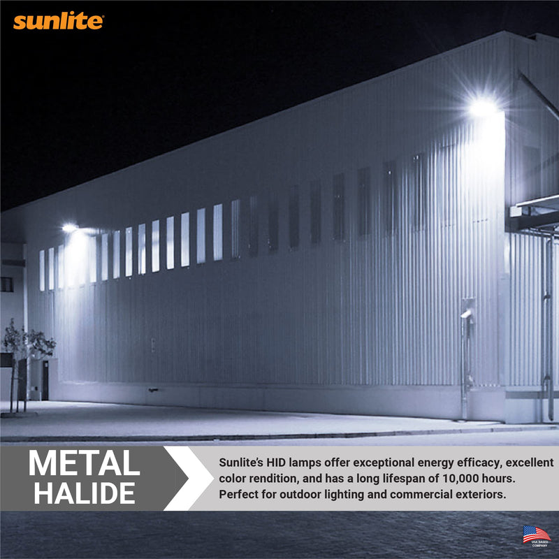 [Australia - AusPower] - Sunlite 03656 MH175/U/MOG M57 Metal Halide Lamp, 175 Watts, Mogul Base (E39), ED28, 10,000 Hour Life Span, 14000 Lumen, Clear Finish, 4000K 1 Pack 