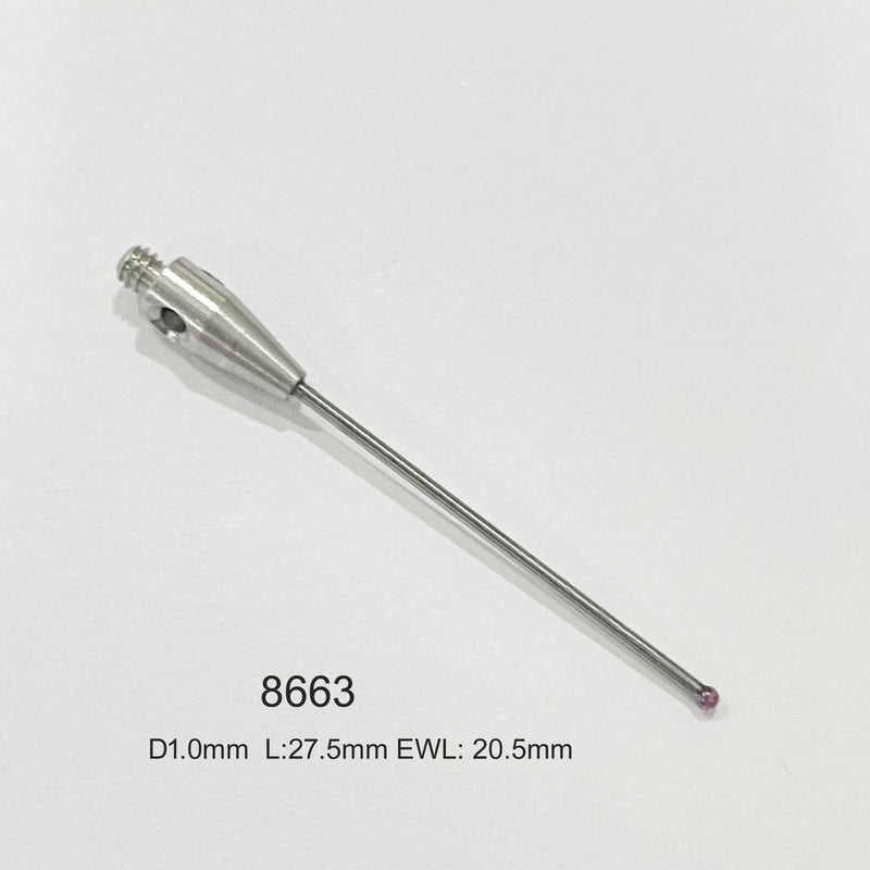 [Australia - AusPower] - CMM Probe Touch Stylus Ruby Ball M2 Thread Ball 1.0mm L27.5mm A-5000-8663 Use for tp20 tp200 Module PS51R 