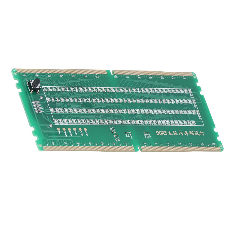 [Australia - AusPower] - DDR5 Desktop Mainboard Test Card, Memory Slot Tester Board with LED Light for Maintenance for Repairing Motherboard Failures 