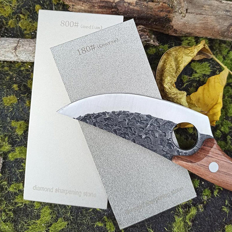 [Australia - AusPower] - 3 PCS Diamond Sharpening Stone Diamond Knife Sharpener Plate Honing Whetstone for Knives Chisel (240#+600#+1200#) SET-B 