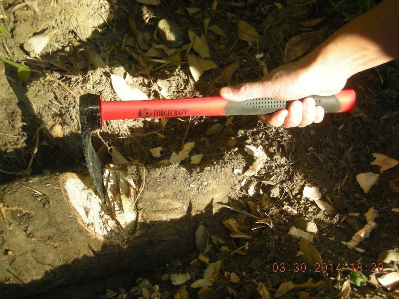 Forged Adze with Fiberglass Handle. Made In Taiwan!