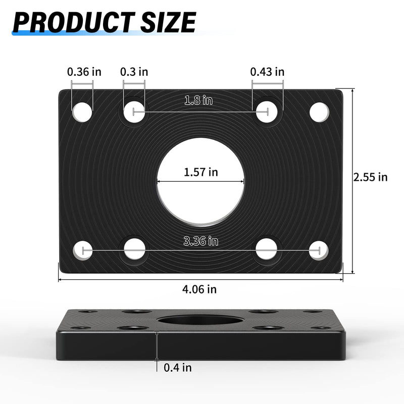 [Australia - AusPower] - TAILONZ PNEUMATIC Bore 50mm SC Air Cylinder Base Connection fittingsStandard Type Pneumatic Parts air Cylinder Flange mounting Plate FA-50 