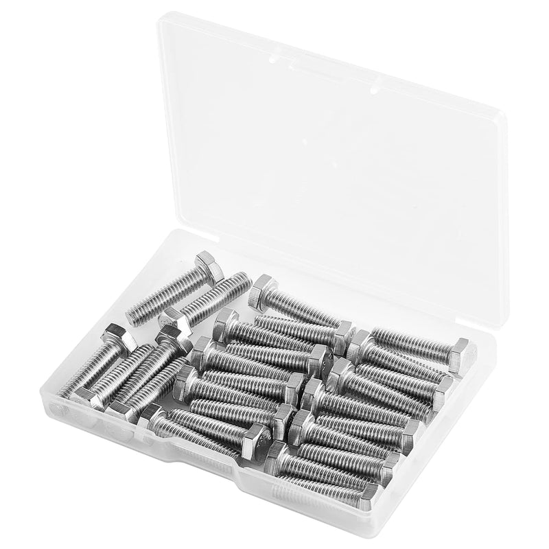 [Australia - AusPower] - M4-0.7 x 6mm Heavy Duty Hexagon Bolts Hex Head Screws, 304 Stainless Steel, Metric Machine Fully Thread, Bright Finish, 100PCS M4-0.7 x 6mm(100PCS) 
