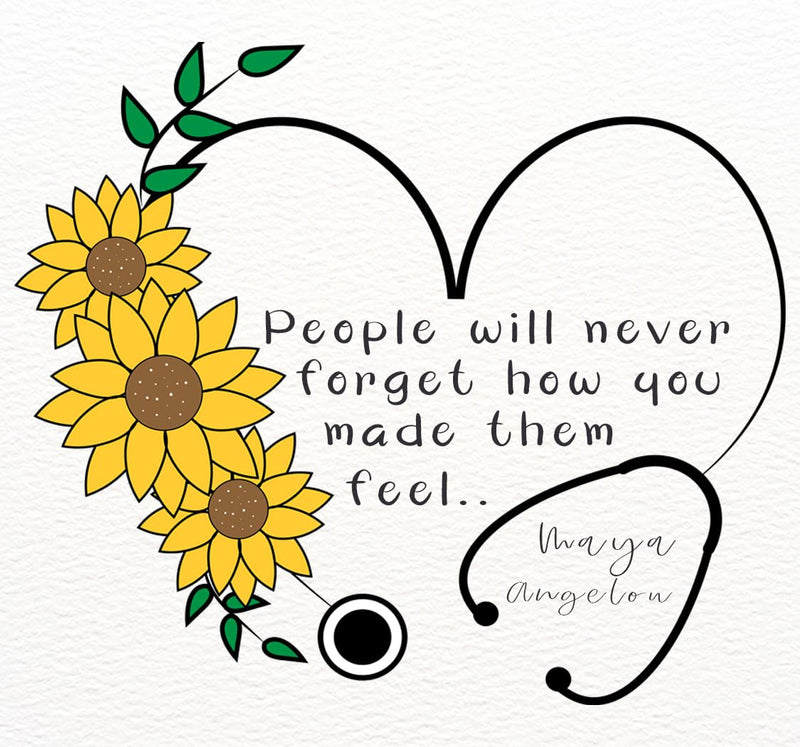 [Australia - AusPower] - QUINNLYN & CO. Sunflower Stethoscope Charm: Radiate Positivity with this Beautiful Medical Accessory, Gift for RN Nurse 