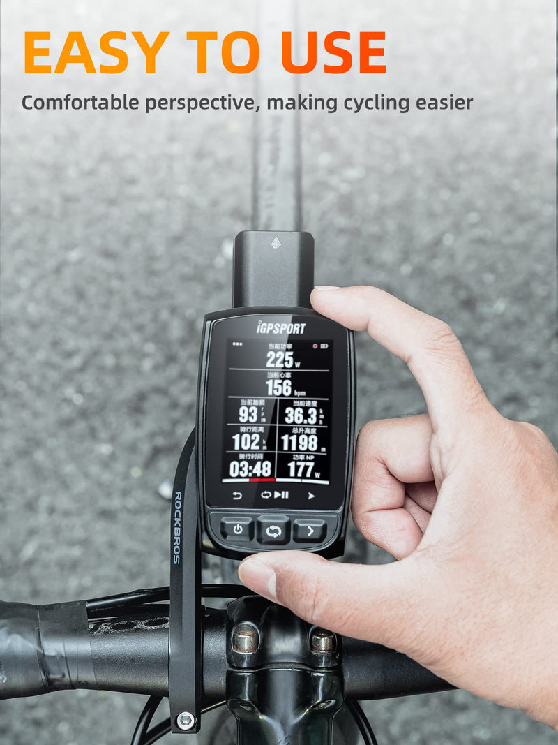 [Australia - AusPower] - ROCKBROS Out Front Mount Compatible with Garmin, iGPSPORT - Bike Handlebar 1.26’’-1.38’’/ 32-35mm 