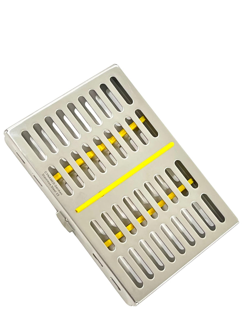 [Australia - AusPower] - Cynamed PREMIUM GERMAN DENTAL AUTOCLAVE STERILIZATION CASSETTES BOX RACK for 10 INSTRUMENTS BRANDED 