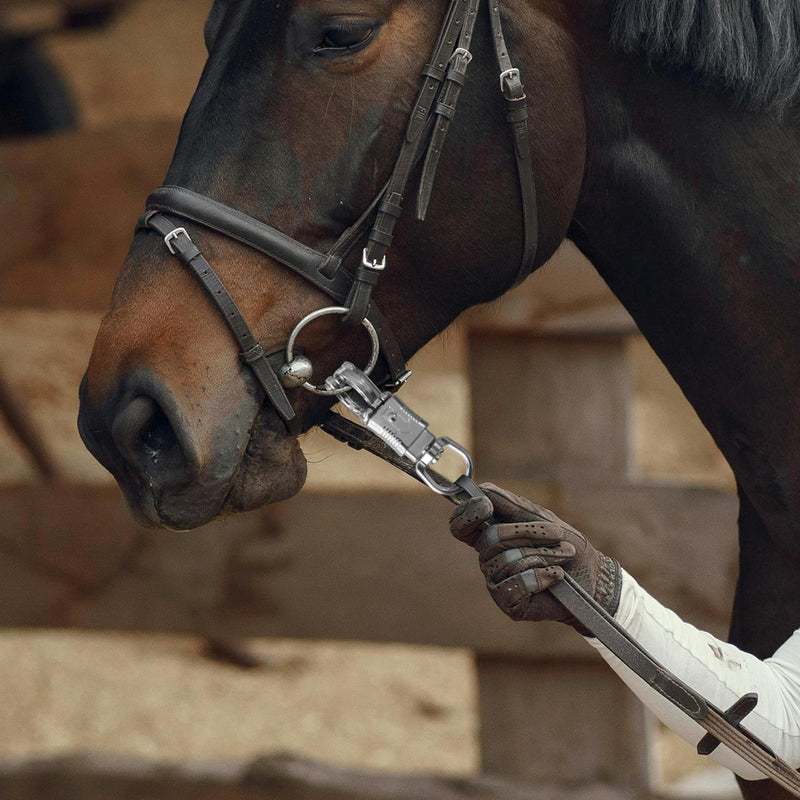 [Australia - AusPower] - Ackron Panic Snap，Quick Release U-Type Snap Quick Release Clip Suitable for Lead Ropes Tie Offs Rotatable Eye Quick Release Buckle Clips Animals Riding Accessories 2 Piece ﻿ 