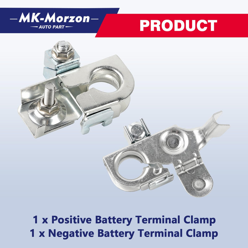 [Australia - AusPower] - AL3Z-14526-AA Battery Fuse Terminal BT4Z-14450-AA BT4Z-14450-BA Positive & Negative Battery Terminal Clamp Compatible with 2011-2014 Ford F150 