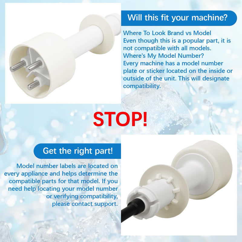 [Australia - AusPower] - 000016053 ice Water Level Sensor Probe kit with Harness,for Manitowoc Ice Maker Parts,Replacement for Manitowoc ice Machines Parts,Compatible with 000007052, 000007724, 000007099 