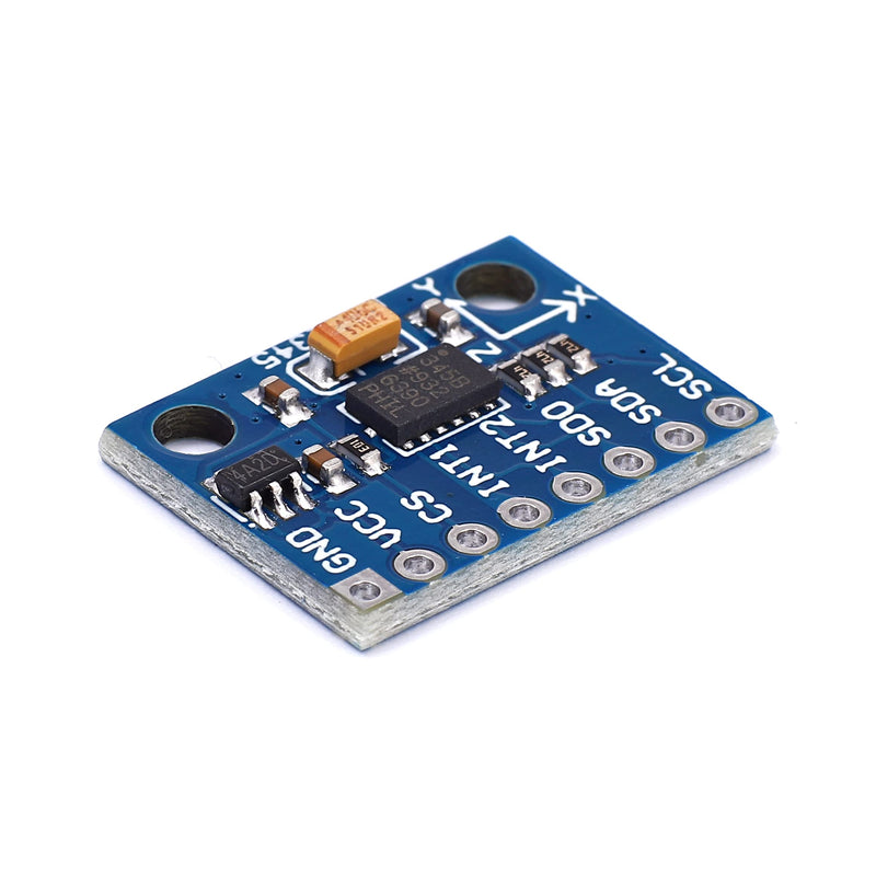 [Australia - AusPower] - GY-291 ADXL345 Digital 3-Axis Acceleration of Gravity Tilt Module IIC SPI for Arduino 5pcs 