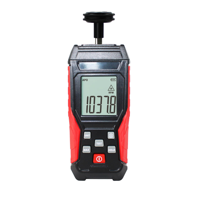 [Australia - AusPower] - HFS(R) Tachometer Contact & Non-contact Digital Tachometer, Non-Contact 3~100000RPM & Contact 3~19999RPM, High Accuracy RPM Tachometer 
