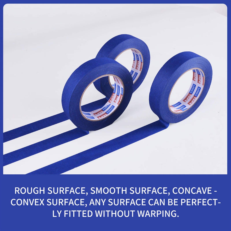 ADHES Blue Painters Tape,Blue Tape,Masking Tape for Painting,Paint Tape,Anti uv,no Residue Outdoor 1.88 inch x 60 Yard 48mm x 55m 3