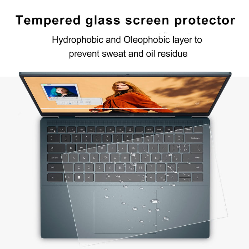 [Australia - AusPower] - 2Pack 15.6" Universal Laptop Screen Protector Tempered Glass Compatible with HP/Dell/Acer/ASUS/Samsung/Lenovo/MSI/Toshiba/LG/Razer Blade 16:9 Aspect Ratio Screen, Bubble Free,Anti Scratch Ultra-Clear Tempered Glass Film 