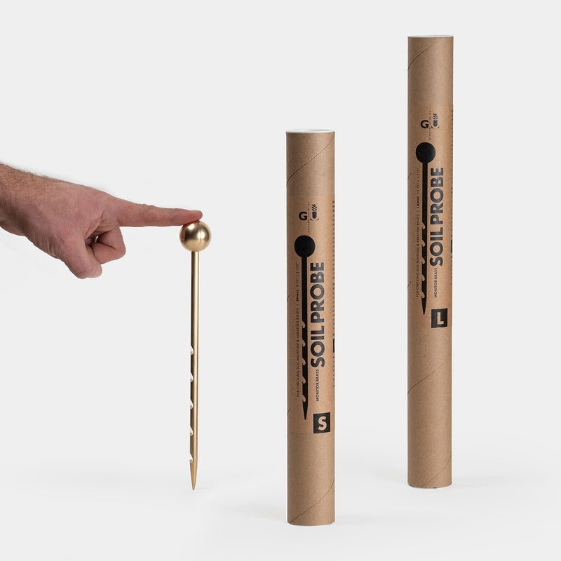Monitor Brass Soil Probe, Soil Sampler and Plant Moisture Meter, No Batteries Required, Root Aerator and Plant Water Monitor Large
