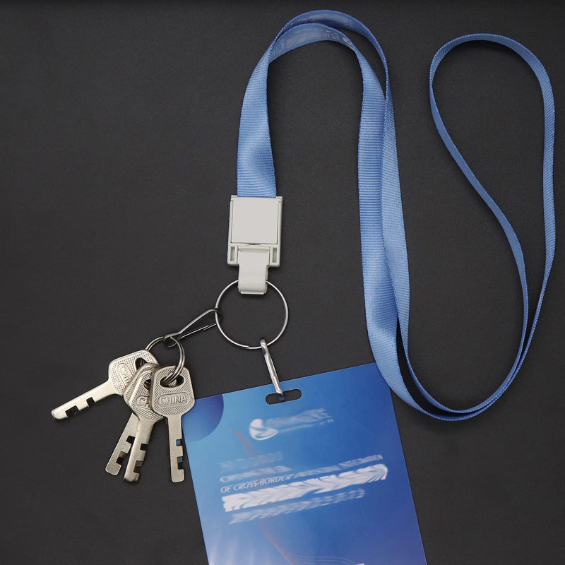 [Australia - AusPower] - 100 Pcs Lanyard Hooks, 304 Stainless Steel Metal Spring Hooks, Small Spring Clips, Lanyard Snap Clip Hooks for ID Card, Key Chain - 1 Inch(25mm) 