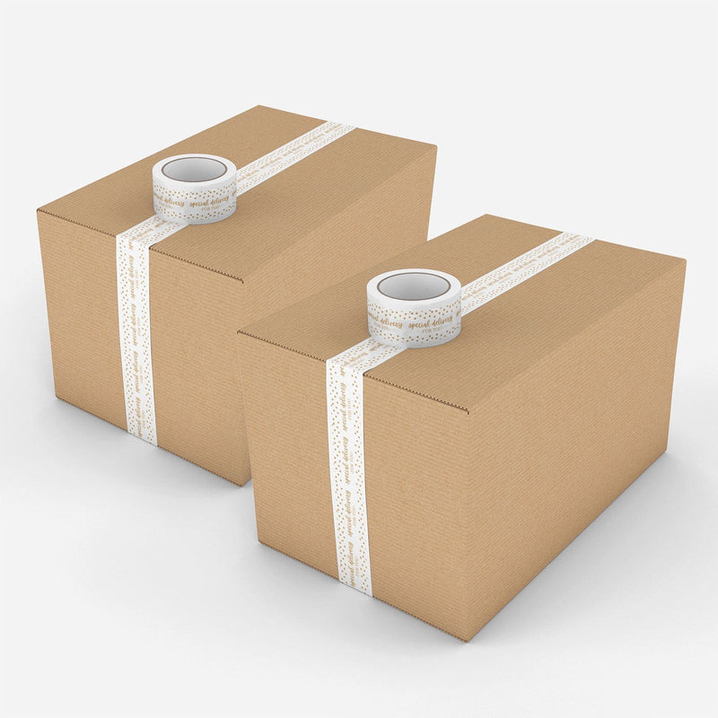 Mobiusea Creation Special Delivery Packing Tape | Christmas Shipping Tape | 1.88 Inch x 54 Yard | 3-Pack | Shipping Tape for Small Business Packaging Supplies, Cute Packing Tape Moving Supplies