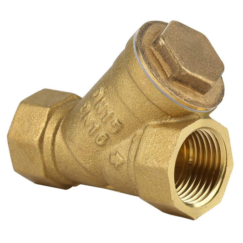 Brass Filter Connection Filter for Water Oil Separation DN15 Y-shaped Valve Connection