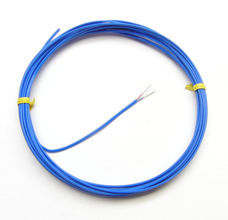 [Australia - AusPower] - T-Type Thermocouple Wire AWG 24 Solid Wire w. High Temperature PFA Fluoropolymer Plastic Insulation - 10 yd 
