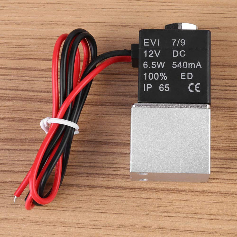 [Australia - AusPower] - Beduan 2 Way Normally Closed DC 12V Electric Solenoid Air Valve 1/4" NPT 1/4"NPT 