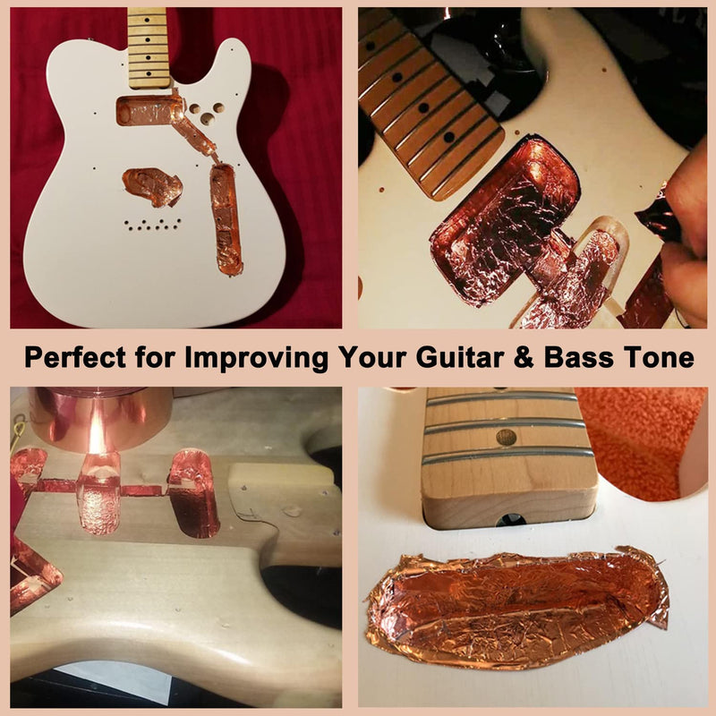 [Australia - AusPower] - Copper Foil Tape [4 inch x 33ft] with Double-Sided Conductive Adhesive for Guitar, Electrical Repairs, Crafts, Garden, Soldering, Grounding, EMI Shielding, Paper Circuits, Stained Glass 4inch x 33ft 