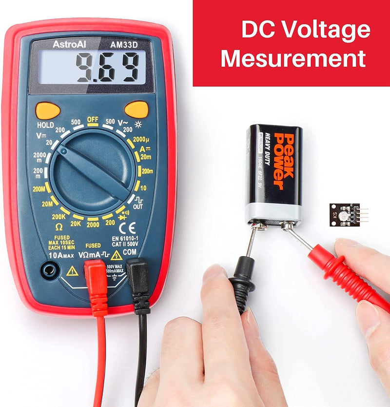 [Australia - AusPower] - AstroAI Multimeter 2000 Counts Digital Multimeter + Car Vacuum, Portable Vacuum Cleaner 